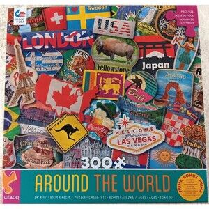 Around the World 300 Piece Jigsaw Puzzle Eduard by Ceaco